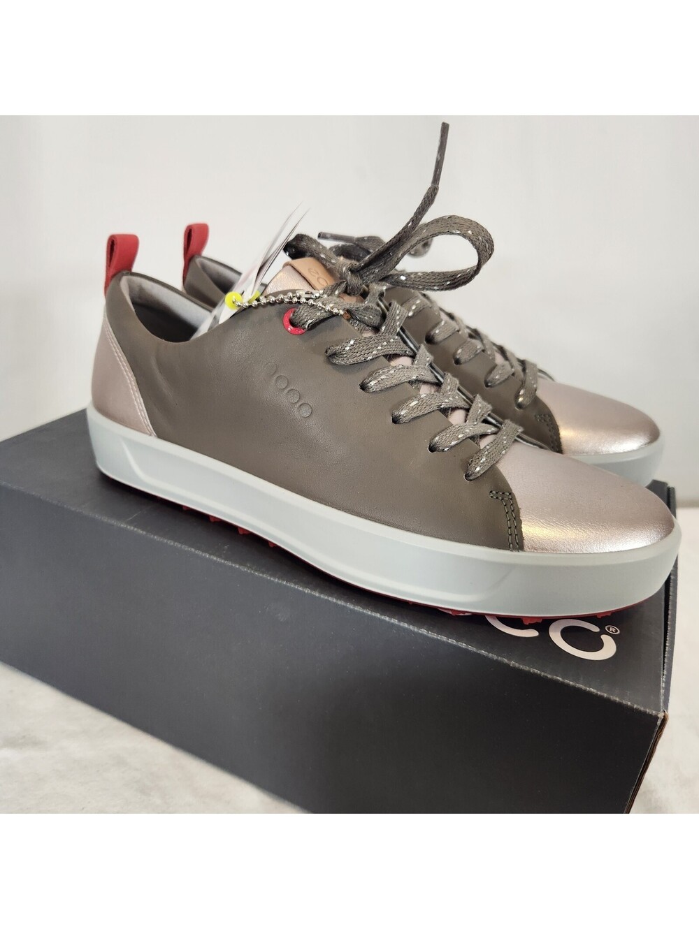 Ecco Hydromax E-DTS Golf Shoes Leather Women's 9.5 Mens 7  NIB